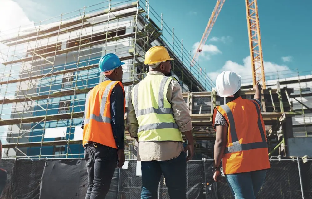 Commercial building mechanical systems under maintenance